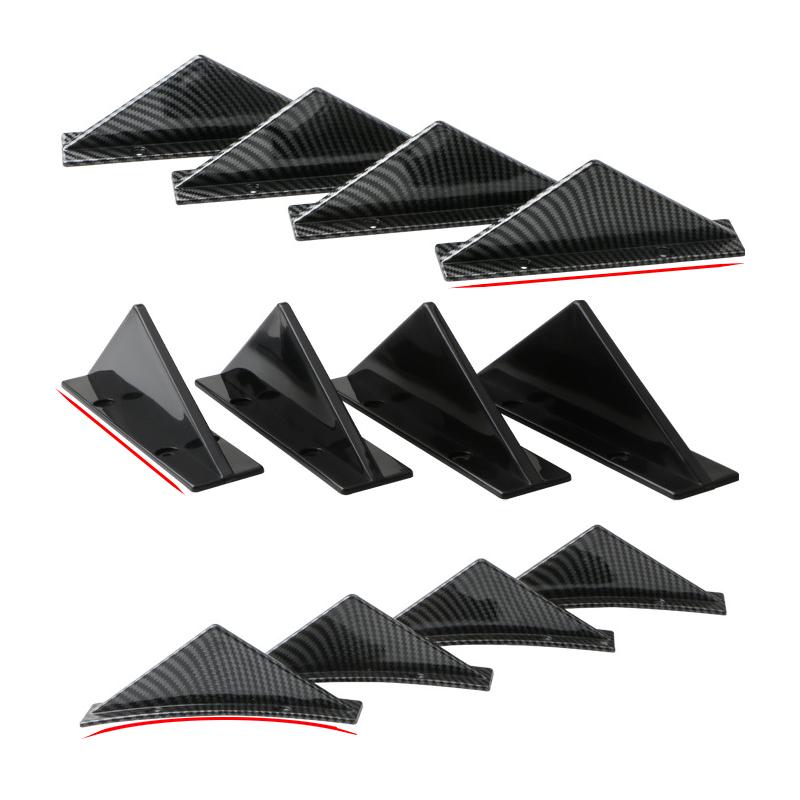Car Rear Bumper Shark Fin Diffuser Splitter Lip For Dodge Journey Peugeot 3008 Lada Granta VW Polo Jeep Compass Subaru Iimpreza