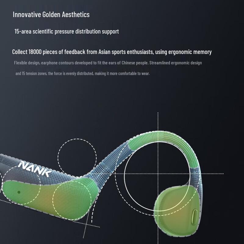 NANK NEO Bone Conduction Wireless Sports Headphones