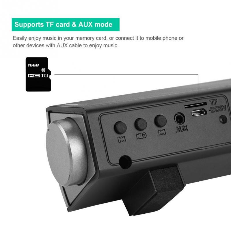 Buy Bluetooth Sound Bar Speaker Wireless Stereo Subwoofer TF Card AUX ...