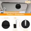 2Pcs Car Sun Visor Can Holder for 3D Printed DIP cans Pouch Organizer & Lightweight Can Clip Universal Automotive Accessories