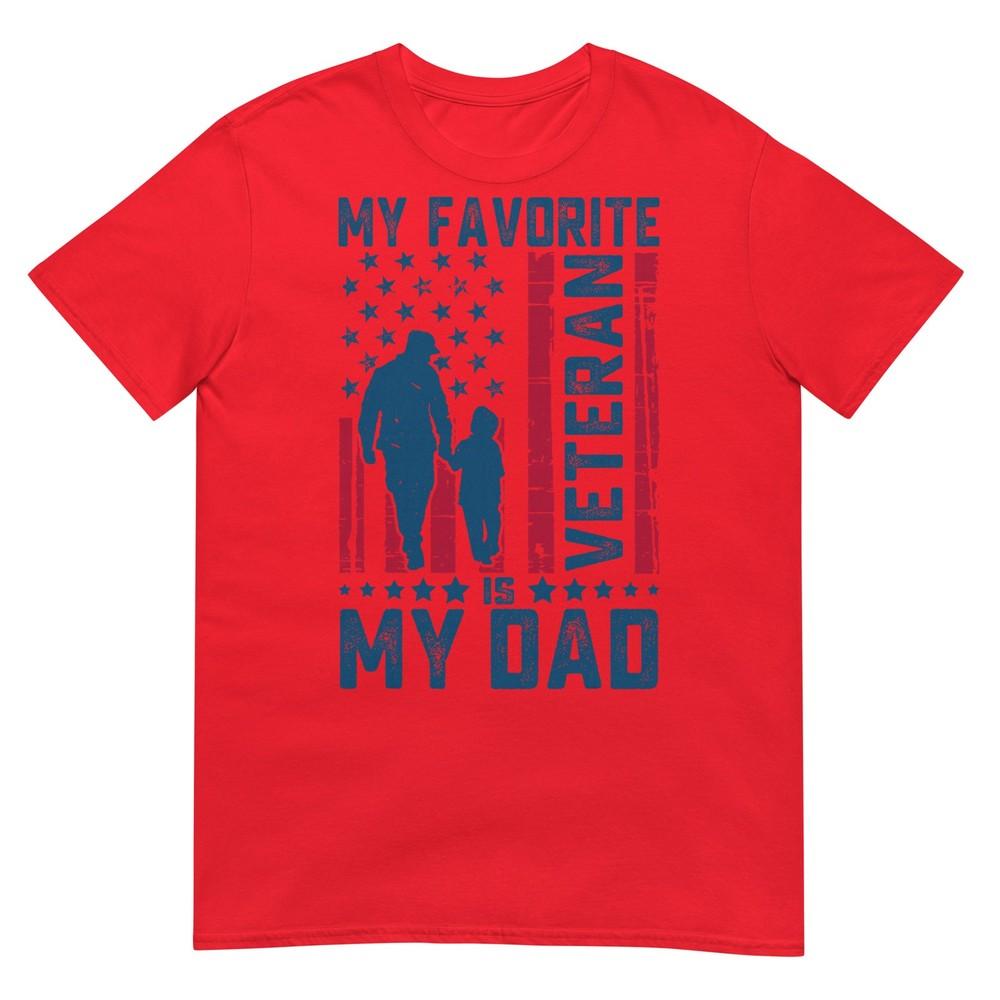 Father Veterans Day My Favorite Veteran Is My Dad For Kids Tshirt S