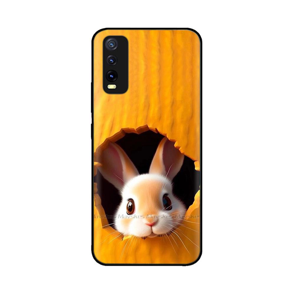 Pro Vivo Y20 Y20i Y20a Y20s Vivo Y11s Y12s Pouzdro na telefon Roztomilý Chránič fotoaparátu Zadní kryt Pro Vivo Y20 2021 V2027 Silikonové Fundas