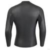 Wetsuit Top Scuba Diving Suit 3mm Black High Elastic with Zipper Spearfishing Dive Body