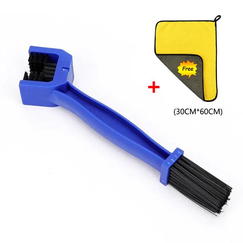 

Портативный инструмент для чистки цепи мотоцикла щетка для Honda Cbr650R Yamaha Cb500F Honda X Adv 750 Bmw Gs синий