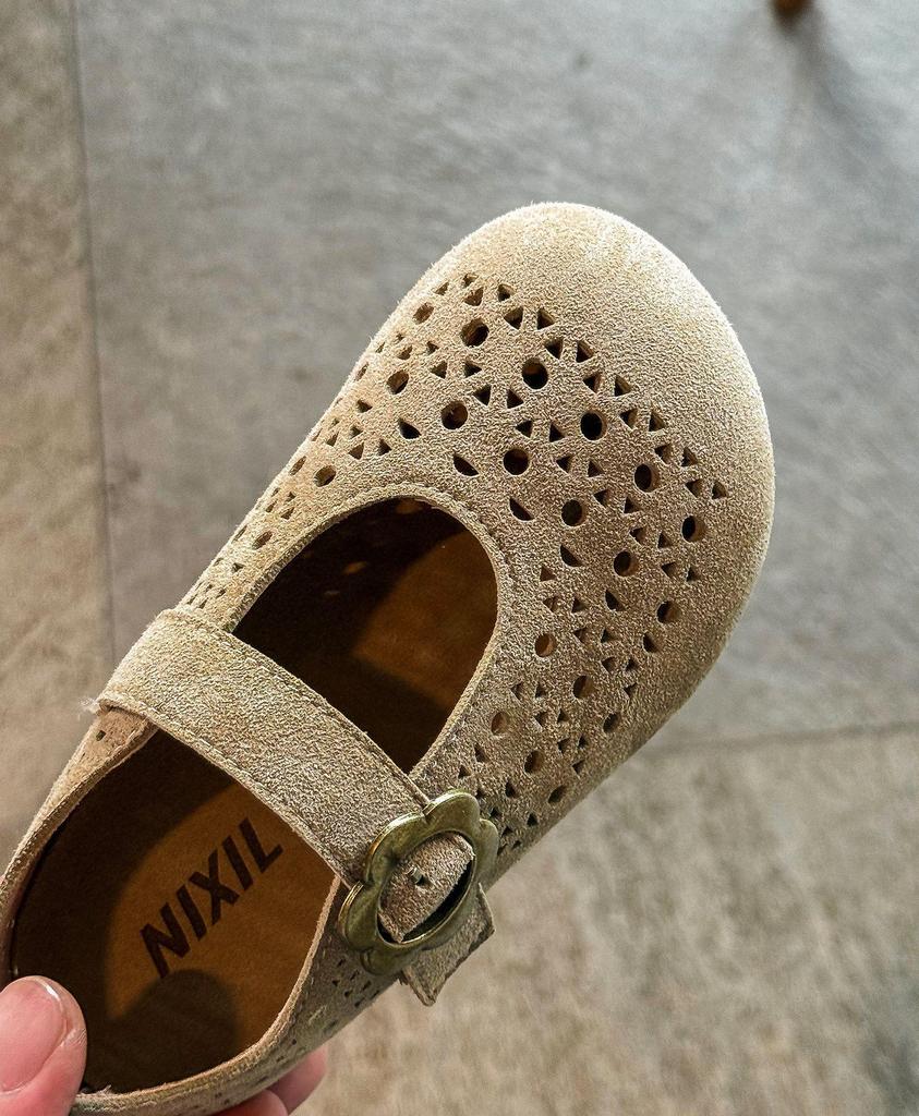 2026 Spring/Summer Kids' Retro Korean Style Soft Sole Princess Shoes