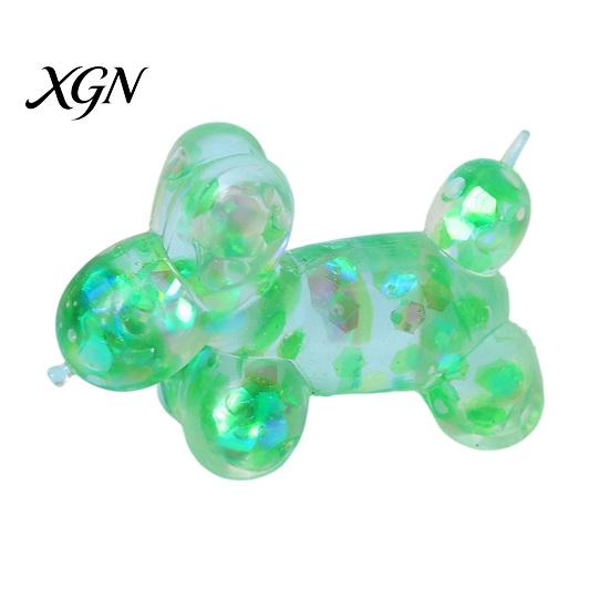 Soft Rubber Toy Squeeze Silicone Balloon Dog Shape Stress Relief Non-toxic Slow Rebound Portable Fidget for Kids And