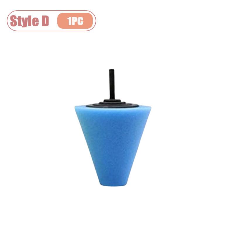 

Automotive Hub Polishing Sponge Pad Kit Drill Polishing Pads Metal Cone Polishing Ball Rim Cleaning Car Care Detailing Tools