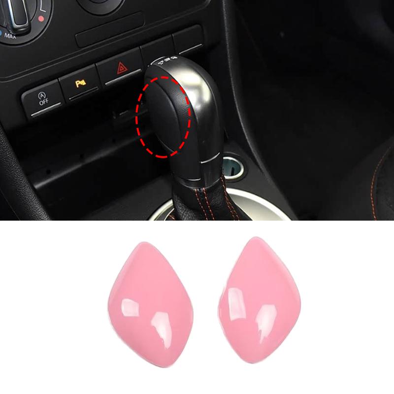 L/RHD Для Volkswagen vw Beetle 2013- ABS розовый Аксессуары для интерьера ручка чаша панель переключения передач передний держатель для стакана крышка Left hand drive
