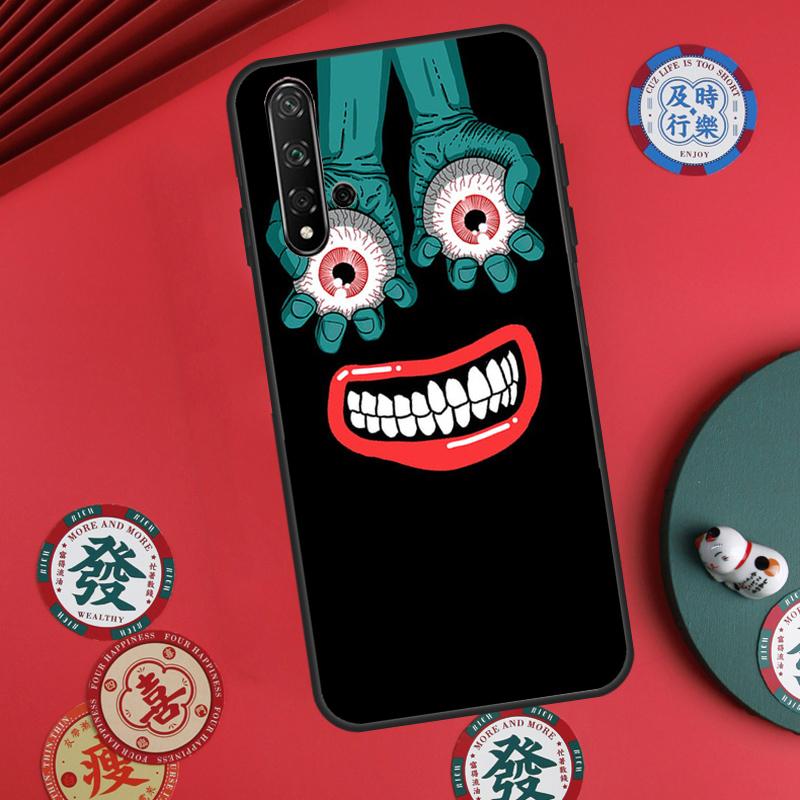 Monsterauge Hand Für Huawei Nova Y73 Y72 Y90 Y70 Y60 Y91 Y61 12s 12i 11i 8i 9 10 SE P40 Lite P60 P30 Pro Hülle