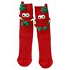Christmas Funny Hand Socks Novelty Cartoon Big Eyes Middle Tube Socks Hosiery for Adult Kids Holiday Festival Party Gift