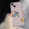 Cute Jerry And Tom-S Phone Case For IPhone 17 16 15 14 Plus 13 12 11 Pro Max Phone Back Cover Transparent Shockproof Cover
