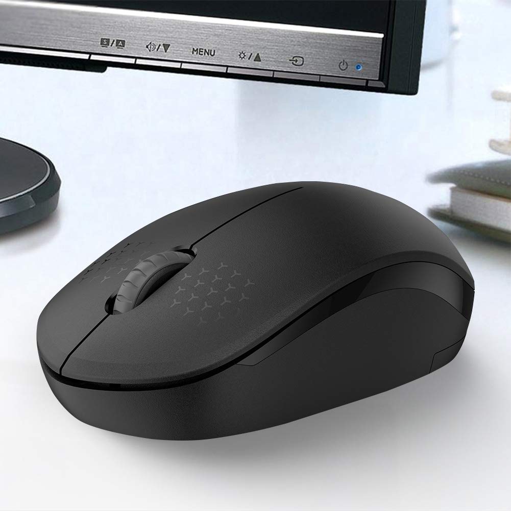 Wireless Office Up to 20M Wireless Transmission 3 1600 No Frame for and Business Mouse, Range, 2.4G, Keys, 250Hz, DPI, Skipping, Learning, Work,