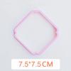 New English Blessing Words Happy Birthday Valentine Mother's Day Thank You Cookie Mold Embossing Stamp Press Frame Baking Tools