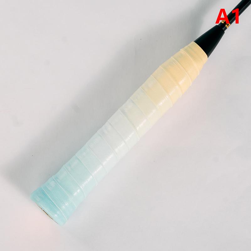 1set Non-slip Fishing Rod Grip Tape Shock-absorbing Wear-resistant Badminton Racket Overgrip Sweat Absorption