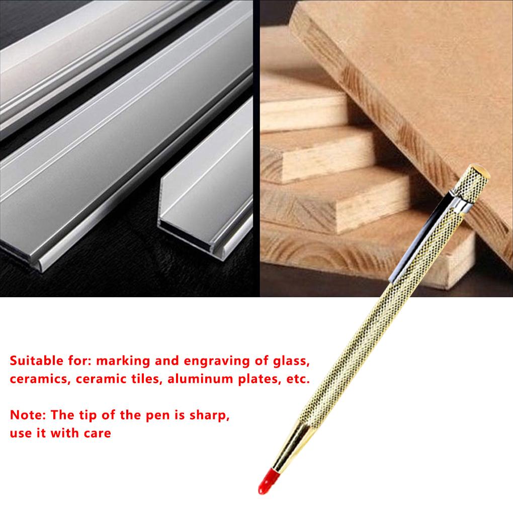 Glass Ceramic Marker Metal Alloy Marking Pen Portable Tile Lining Engraving Pen For Glass Ceramic Metal Wood Engraving Hand Tool