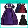 Elegante Abito Lungo Vittoriano Gotico Rinascimentale da Donna Perfetto per il Cosplay