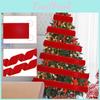 Decorative 10 Meter Red Velvet Christmas Ribbon With Elegant Gold Trimming For Decor
