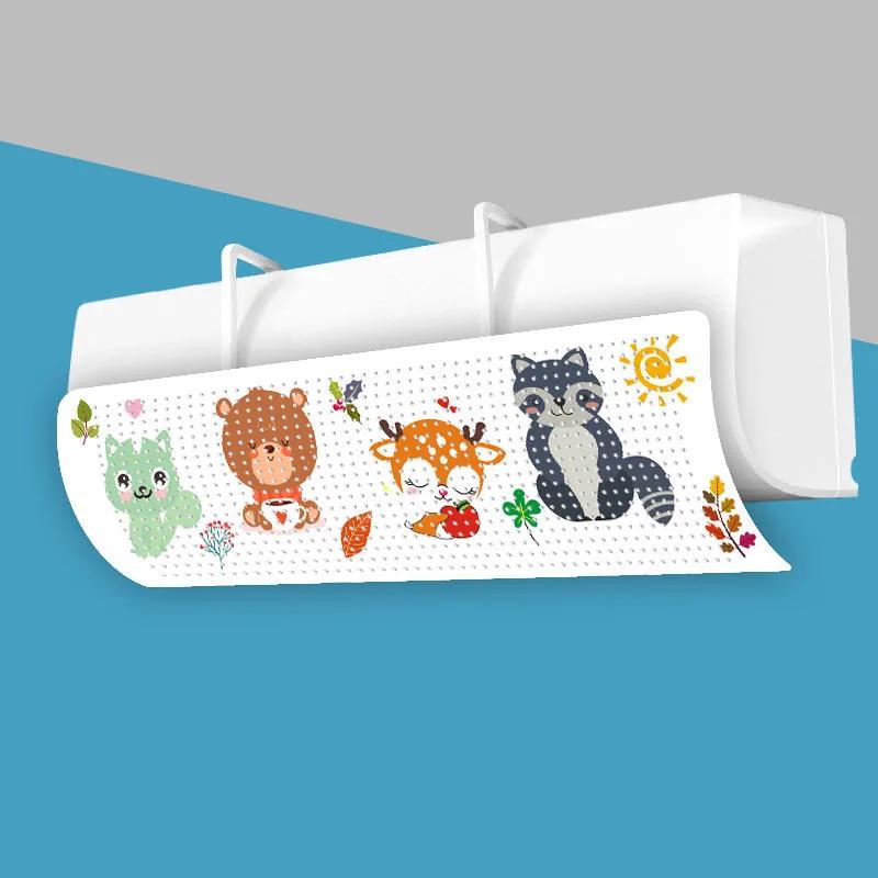 Universal Air Conditioner Wind Deflector Adjustable Air Windshield Baffle Air Condition Anti-direct Blowing Shield Home Office