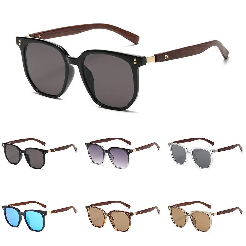 UV Protection Wood Grain Sunglasses Outdoor Street PhotographyX Shades  for Women & Men