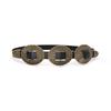 European & American Retro Ladies' Shell-Pattern PU Belt with Three Decorative Buckles