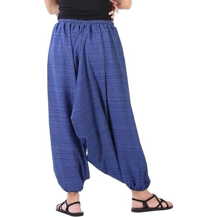 Pantaloni Harem Hippie da Donna Estivi Casual Larghi Pantaloni a Sacchetto Designer Indiano