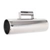 Guiro Instrument 32x10cm Stainless Steel Latin Percussion Instrument Metal Guiro Shaker with Scraper