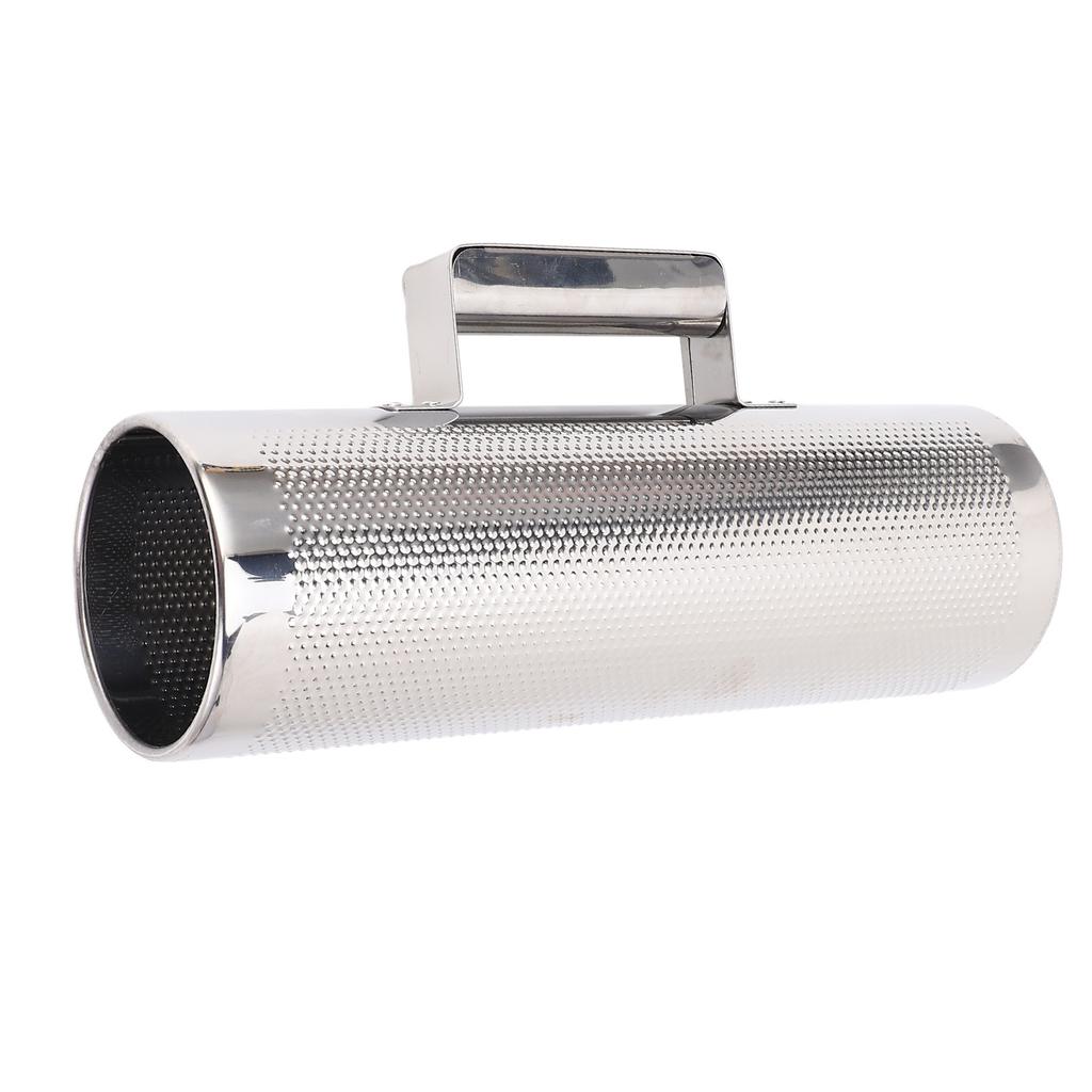 Guiro Instrument 32x10cm Stainless Steel Latin Percussion Instrument Metal Guiro Shaker with Scraper