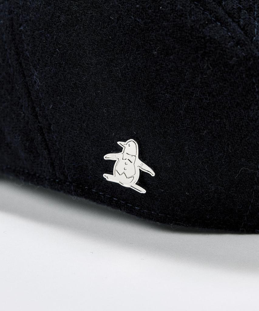 [Munsingwear] Hunting Cap, Wool Flannel Material, One-point Design, Golf, MG4FCP80M, Men's, NV00 (navy)