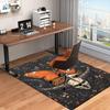 1PC Custom Name Butterfly Skull Artwork Theme Floor Mat Ideal for Living Room, Game Rooms, Office, Bedroom Floor Mat Playful Design