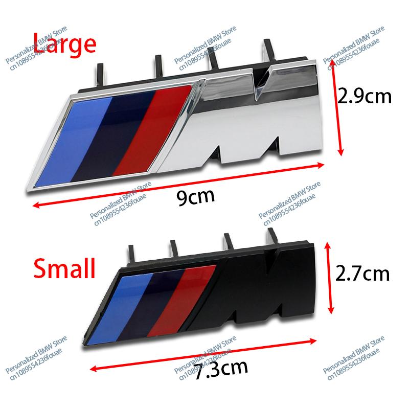 For BMW 5SE28 3D ABS M Logo Car Front Grille Badge For BMW X1 X2 X3 X4 X5 X6 F48 G01 E84 E83 F39 F10 F30 G11 G07 G86 G80 G60 E60 E46 Emblem