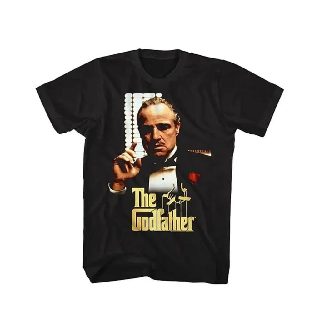 2024 Der Pate Bedruckte Baumwoll-T-Shirts Herren Retro O-Ausschnitt Kurzarm T-Shirt Harajuku Unisex T-Shirts Tops Kleidung77899