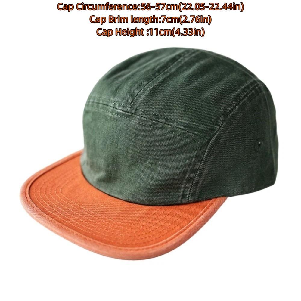 Patchwork Color Hip Hop Hat Japanese Snapback Hat Casual Sun Hat  for Men Women