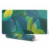 Non-slip Protective Desk Mat with Tropical Leaves Pattern 90X45 Cm