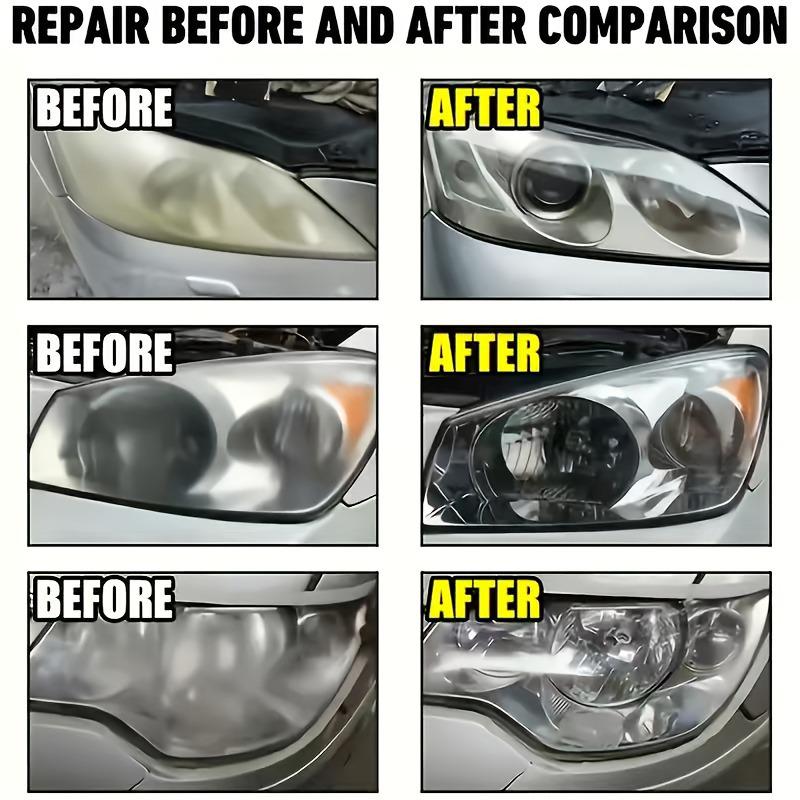 Car Headlight Repair Paste - High-strength Polishing Agent That Removes Oxidation, Scratches, Blurring, and Yellowing, Restoring