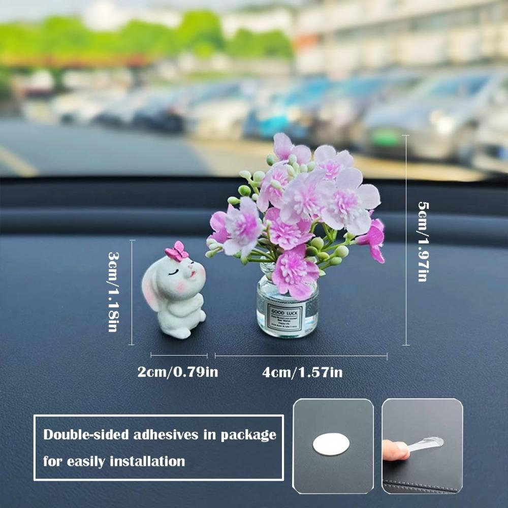 Micro Landscape Jasmine Vase Babysbreath Dollhouse Flower Vase  Car Gifts
