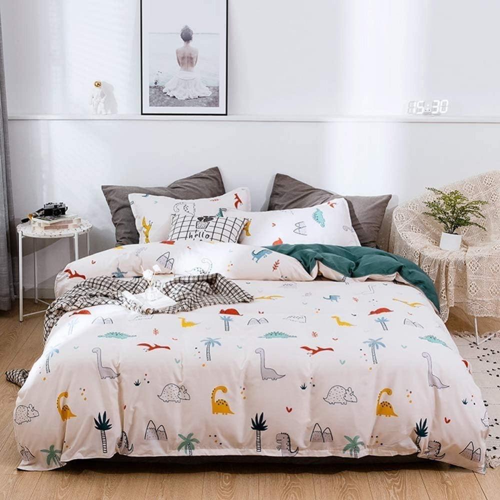 Cartoon Cow pattern Duvet Cover  bedding set,  boys, girls adult  microfiber duvet cover zipper duvet coverand 2 pillowca
