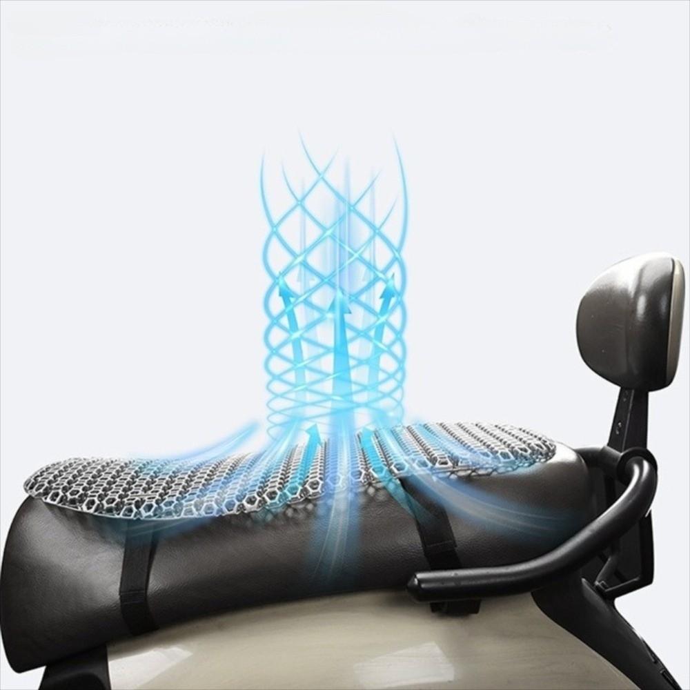 Heat Insulation Breathable Mesh Seat Cover Sunscreen Scooter Seat Cushion Riding