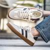 Lässige Retro-Trainingsschuhe für Herren im deutschen Stil mit Schnürung, leicht, bequem, flache Sportschuhe, Herren-Skateboard-Laufschuhe