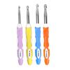 4Pcs Ergonomic Handle Crochet Hook 7.0mm-10mm Ergonomic Crochet Hook Set Crochet Needle for Crocheting Weaving