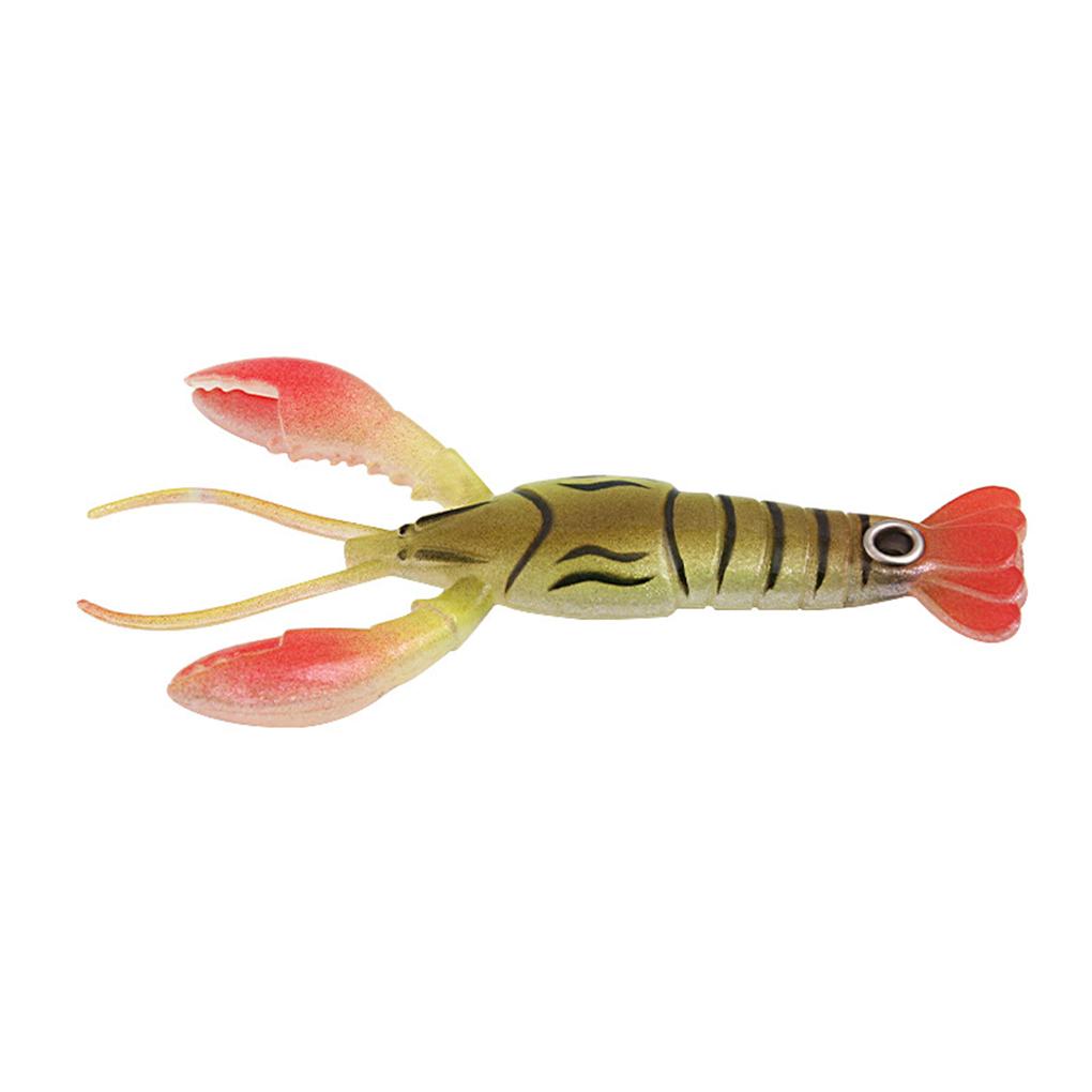 Artificial Bait Fake Lure Sinking Spinner Luminous Lobster Fish Hook Sea Firmness for Beginners Shaking Double Circle
