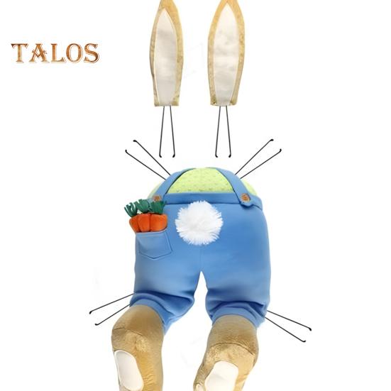 

Набор для венка с попоной и ушками пасхального кролика, крепление для венка пасхального кролика для весеннего украшения входной двери фермерского дома E