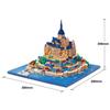 Kawada Nanoblock Mont Saint Michel Deluxe Edition X 28 X 28cm 12 Years Old and Up Interior Hobby 20.6 NB-059