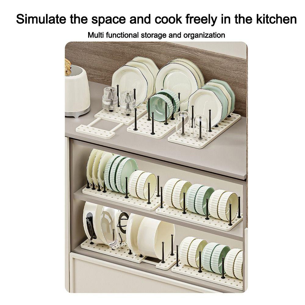 Extendable Kitchen Organizer Removable Sink Dish Drainer Durable Dish Rack  Home Accessories