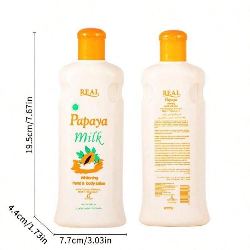 

Long-Lasting Hydration Papaya Body Lotion Dry Skin Repair Intense Moisturizer Smooth Fragrant Care 300ml