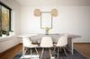 Hanging Lamp, Ceiling Chandelier, Lampshade, Boho Juta
