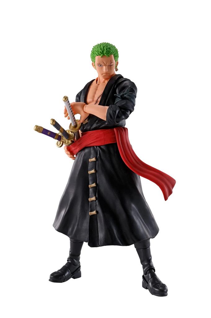 TAMASHII NATIONS ONE PIECE Roronoa Zoro Onigashima Invasion 150mm ABS PVC painted movable figure S.H.Figuarts - - Approx. &