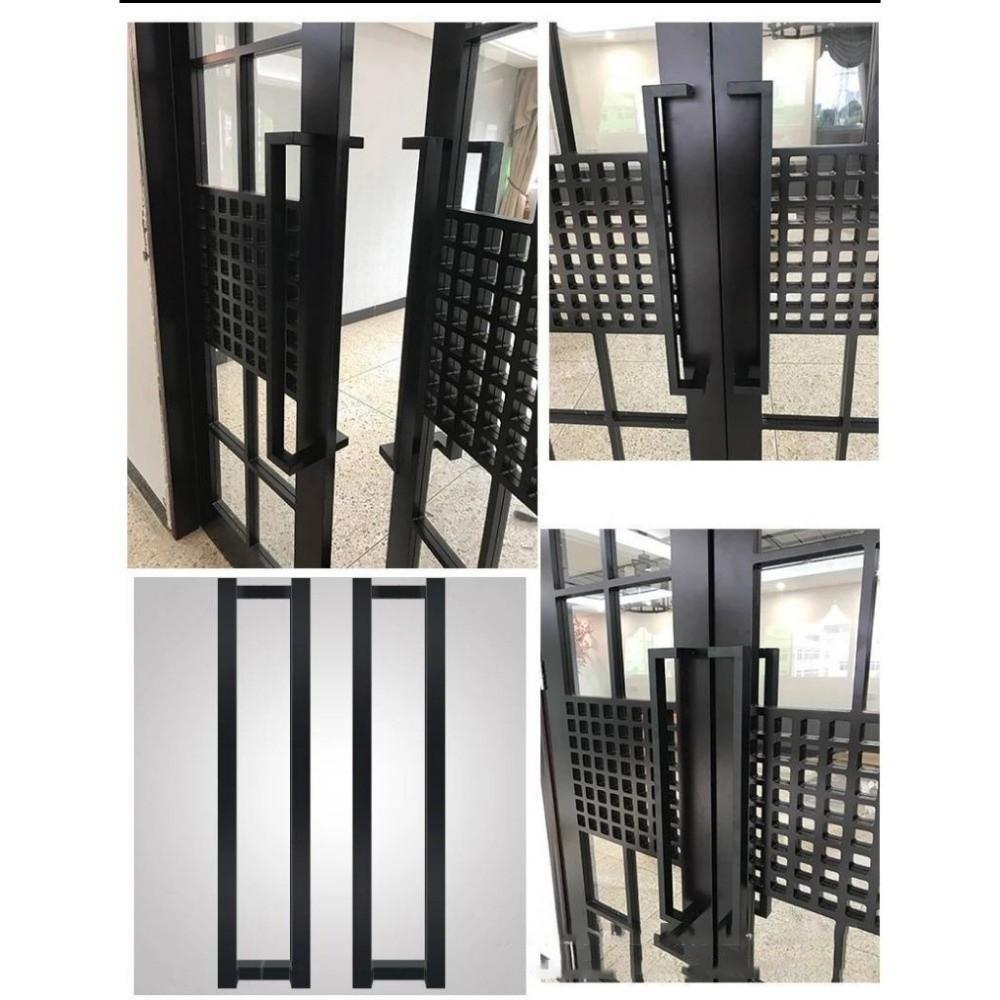 Rectangular Pipe Door Handle 60 Cm Length Glass Door Handle Wooden Door Metal Door