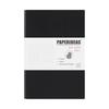 PAPERIDEAS Soft Cover Notebook, A5, (Horizontal Lines, Black)