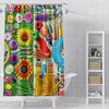 Home Shower Oil Painting Style Curtains For Bathroom Waterproof Fabric Bathroom Curtains Modern Shower Curtain 180X200 240X200