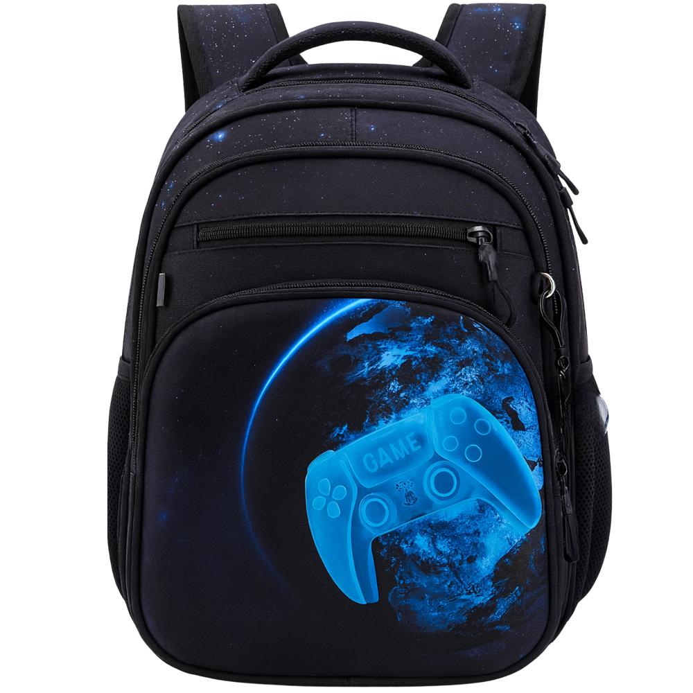 Gamepad School Backpack Black and Blue [Plecak24]